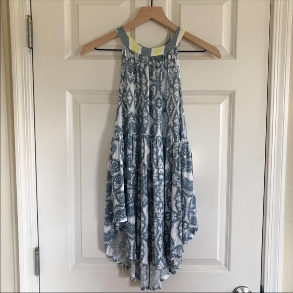 NWT Free People Mimi halter tunic size blue XS - Picture 7 of 12